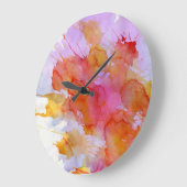 Moderne Abstracte kunstwandklokken Grote Klok (Hoek)