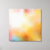 Moderne Abstracte kunstwerken Groen Blauw Geel Roo Canvas Afdruk (Voorkant)