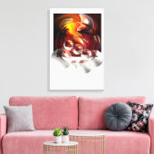 moderne abstracte kunstwerken serdar hizli canvas afdruk (Insitu (Woonkamer))