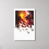 moderne abstracte kunstwerken serdar hizli canvas afdruk (Voorkant)