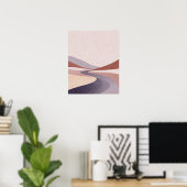 Moderne Abstracte Landschap Muurkunst voor de Woon Poster (Thuiskantoor)