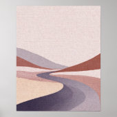 Moderne Abstracte Landschap Muurkunst voor de Woon Poster (Voorkant)