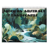 Moderne Abstracte landschappen Kalender (Hoes)