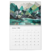Moderne Abstracte landschappen Kalender (Jan 2026)