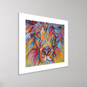 Moderne Abstracte leeuw Folie Afdrukken (Laagn)