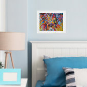 Moderne Abstracte leeuw Folie Afdrukken (Insitu (Slaapkamer))