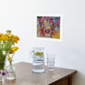 Moderne Abstracte leeuw Folie Afdrukken (Laag (Keuken))