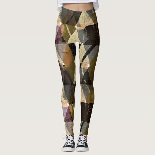 Moderne abstracte Leggings (Voorkant)