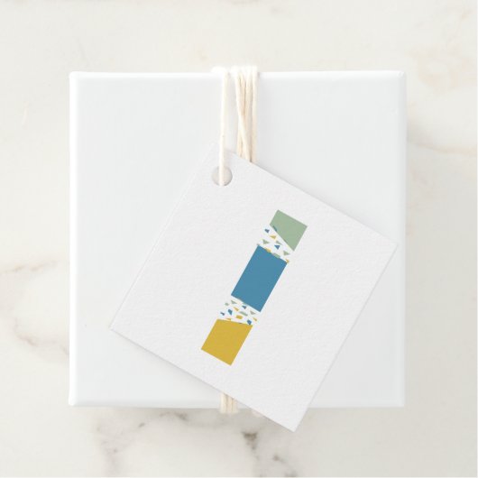 Moderne Abstracte Letter L Monogram Persoonlijk Bedankjes Labels (In situ)