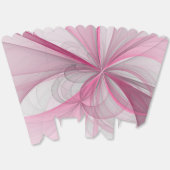 Moderne Abstracte Licht Roze Grijs Fractal Design Bedankdoosjes (Ongevouwen)