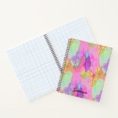 Moderne Abstracte lijn Notitieboek (Binnen)