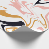 Moderne abstracte lijnen Gift Cadeaupapier (Hoek)