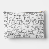 Moderne Abstracte lijnen tegenover doorlopende lij Etui (Achterkant)