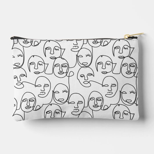 Moderne Abstracte lijnen tegenover doorlopende lij Etui (Achterkant)