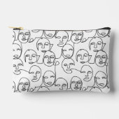 Moderne Abstracte lijnen tegenover doorlopende lij Etui (Voorkant)