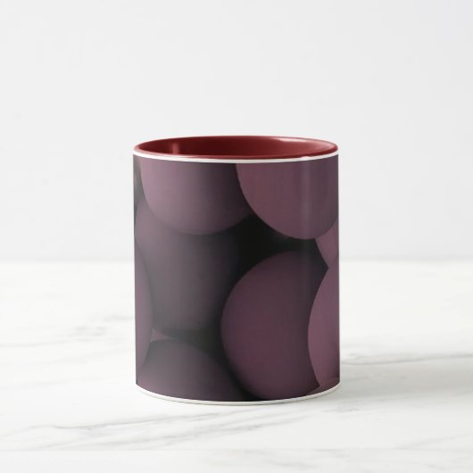 Moderne Abstracte Lijnkunst Zwarte Mok | Minimalis (Midden)