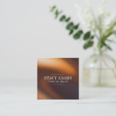 Moderne Abstracte lozing Vierkante Visitekaartje (Staand voorkant)