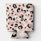 Moderne Abstracte luipaard Dierenprint Blikjeskoeler (Achterkant)