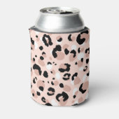 Moderne Abstracte luipaard Dierenprint Blikjeskoeler (Blikje Achterkant)