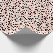 Moderne Abstracte luipaard Dierenprint Cadeaupapier (Hoek)