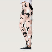 Moderne Abstracte luipaard Dierenprint Leggings (Links)