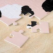 Moderne Abstracte luipaard Dierenprint Legpuzzel (Zijkant)