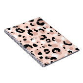 Moderne Abstracte luipaard Dierenprint Notitieboek (Rechterzijde)