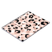 Moderne Abstracte luipaard Dierenprint Notitieboek (Linkerzijde)