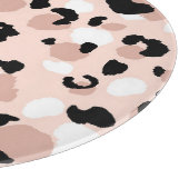 Moderne Abstracte luipaard Dierenprint Snijplank (Hoek)