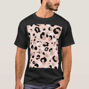 Moderne Abstracte luipaard Dierenprint T-shirt