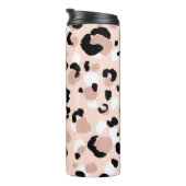 Moderne Abstracte luipaard Dierenprint Thermosbeker (Geroteerd rechts)