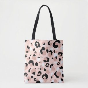Moderne Abstracte luipaard Dierenprint Tote Bag