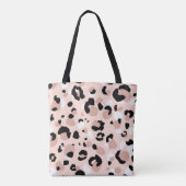 Moderne Abstracte luipaard Dierenprint Tote Bag (Achterkant)