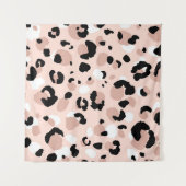 Moderne Abstracte luipaard Dierenprint Wandkleed (Voorkant (horizontaal))