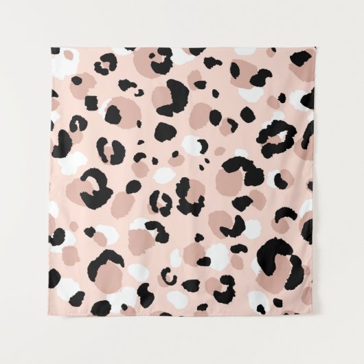 Moderne Abstracte luipaard Dierenprint Wandkleed (Voorkant (horizontaal))