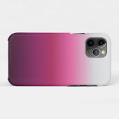 moderne abstracte magenta burgundy maroon ombre Case-Mate iPhone case (Achterkant (horizontaal))