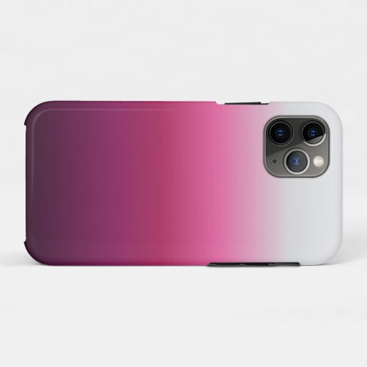 moderne abstracte magenta burgundy maroon ombre Case-Mate iPhone case (Achterkant (horizontaal))