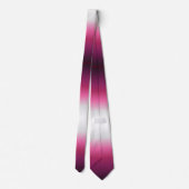 moderne abstracte magenta burgundy maroon ombre stropdas (Achterkant)