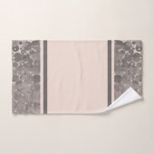 Moderne Abstracte Mallow Gray Polka Dots gevarieer Bad Handdoek (Handdoek)