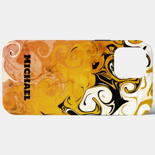 Moderne Abstracte mannelijke koele inspirativiteit Case-Mate iPhone Case (Achterkant (horizontaal))