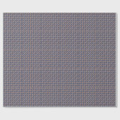 Moderne abstracte marineblauwpatroon cadeaupapier (Vlak)