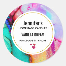 Moderne Abstracte marmer Waterverf Business