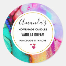 Moderne Abstracte marmer Waterverf Business