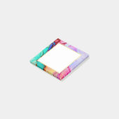 Moderne Abstracte marmer Waterverf ontwerp Post-it® Notes (Schuin)