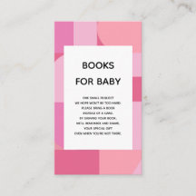 Moderne Abstracte, minimale roze boeken voor Baby