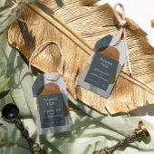 Moderne Abstracte minimalistische aangepaste gesch Cadeaulabel