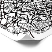 Moderne abstracte, minimalistische stadsplanning i poster (Hoek)