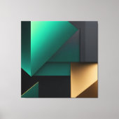 Moderne Abstracte Minimalistische Vormen Canvas Afdruk (Voorkant)