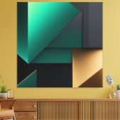 Moderne Abstracte Minimalistische Vormen Canvas Afdruk (Insitu (Woonkamer))