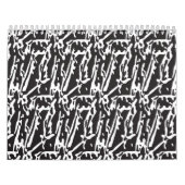 Moderne Abstracte Minimalistische Wandkalender Kalender (Hoes)